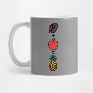 Pine + Apple =Pineapple Mug